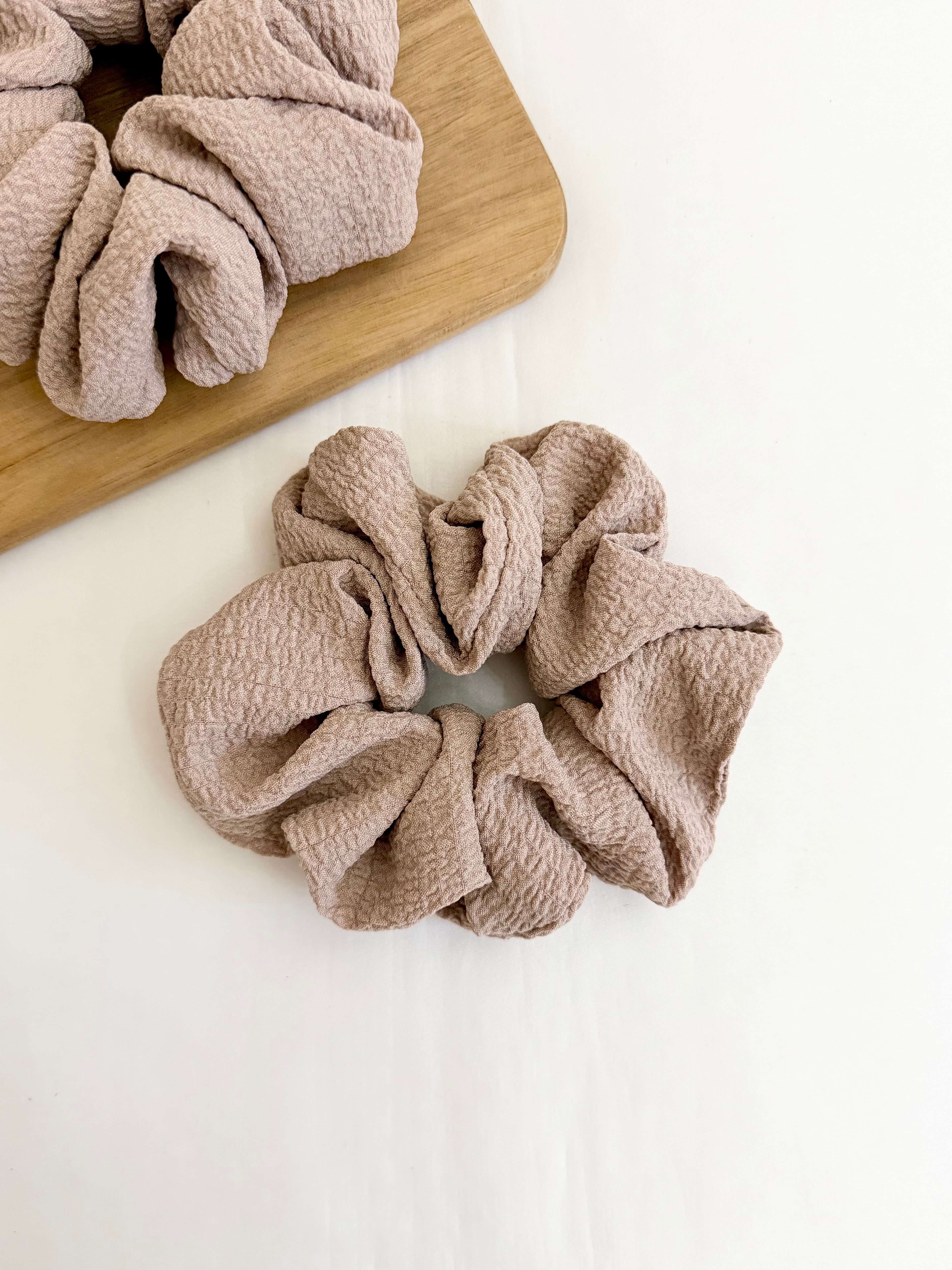 Dusty Peony Scrunchie