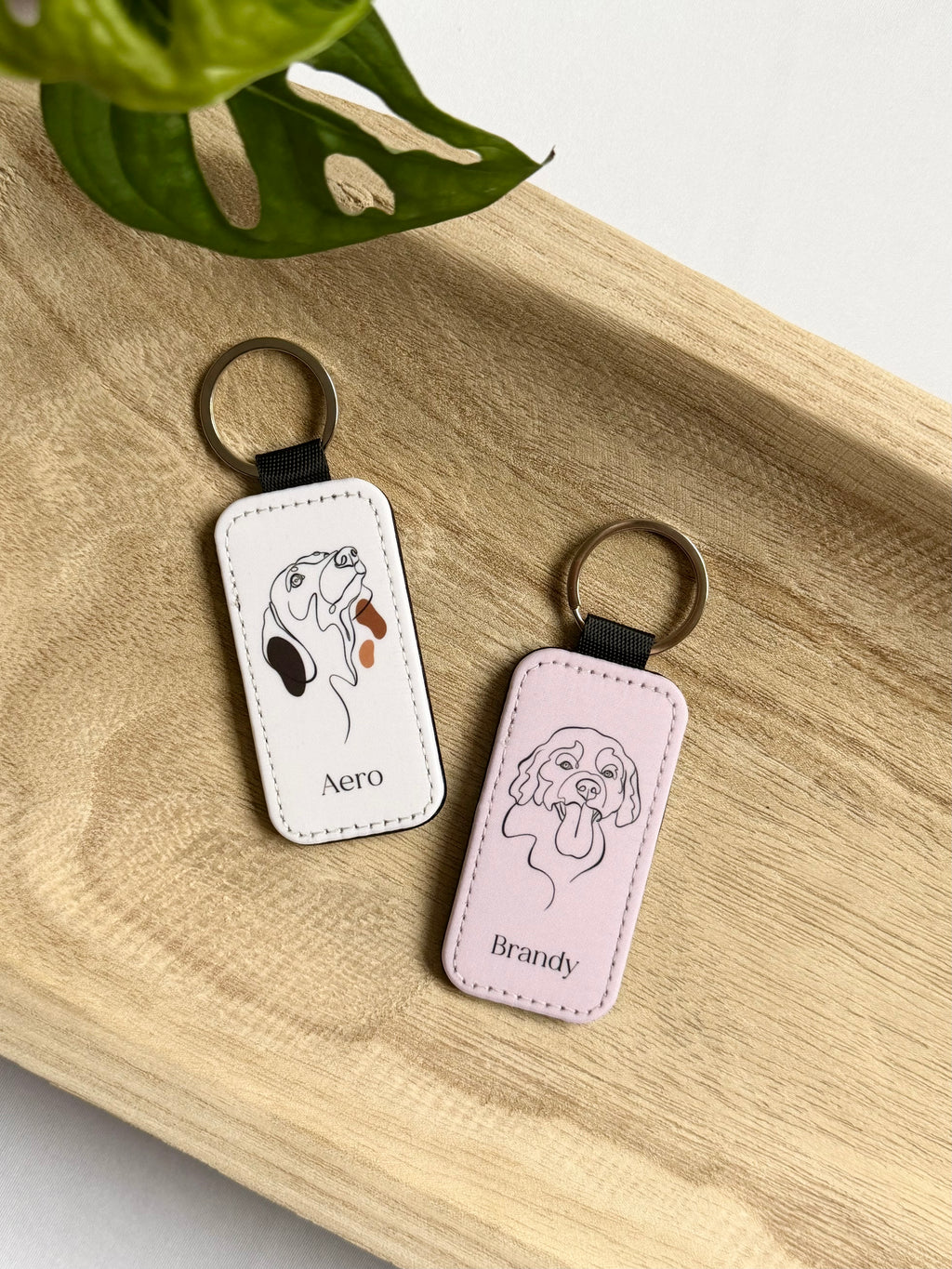 Personalised Keyring | Pet Illustration & Name