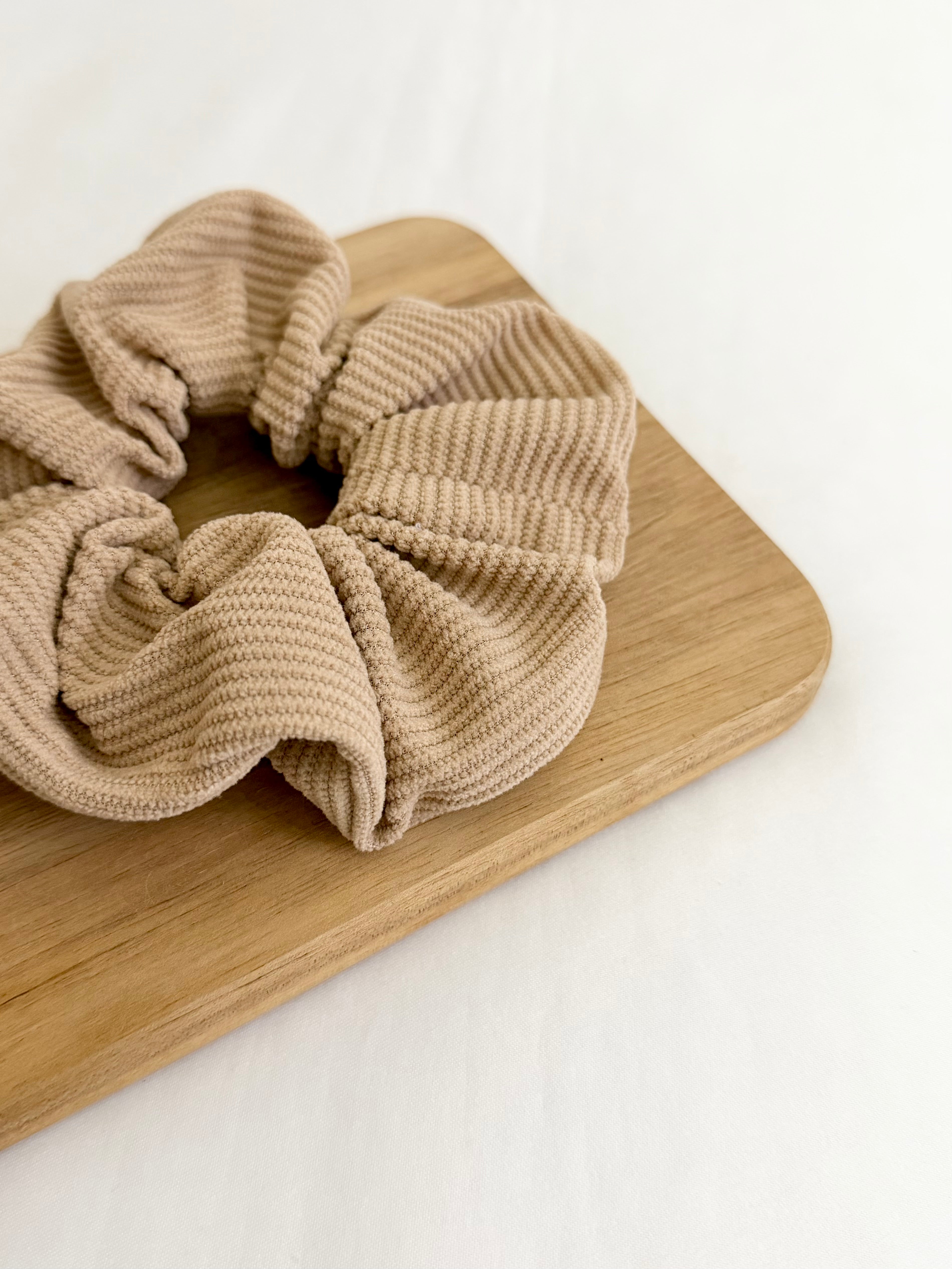 Sandy Chai Corduroy Scrunchie