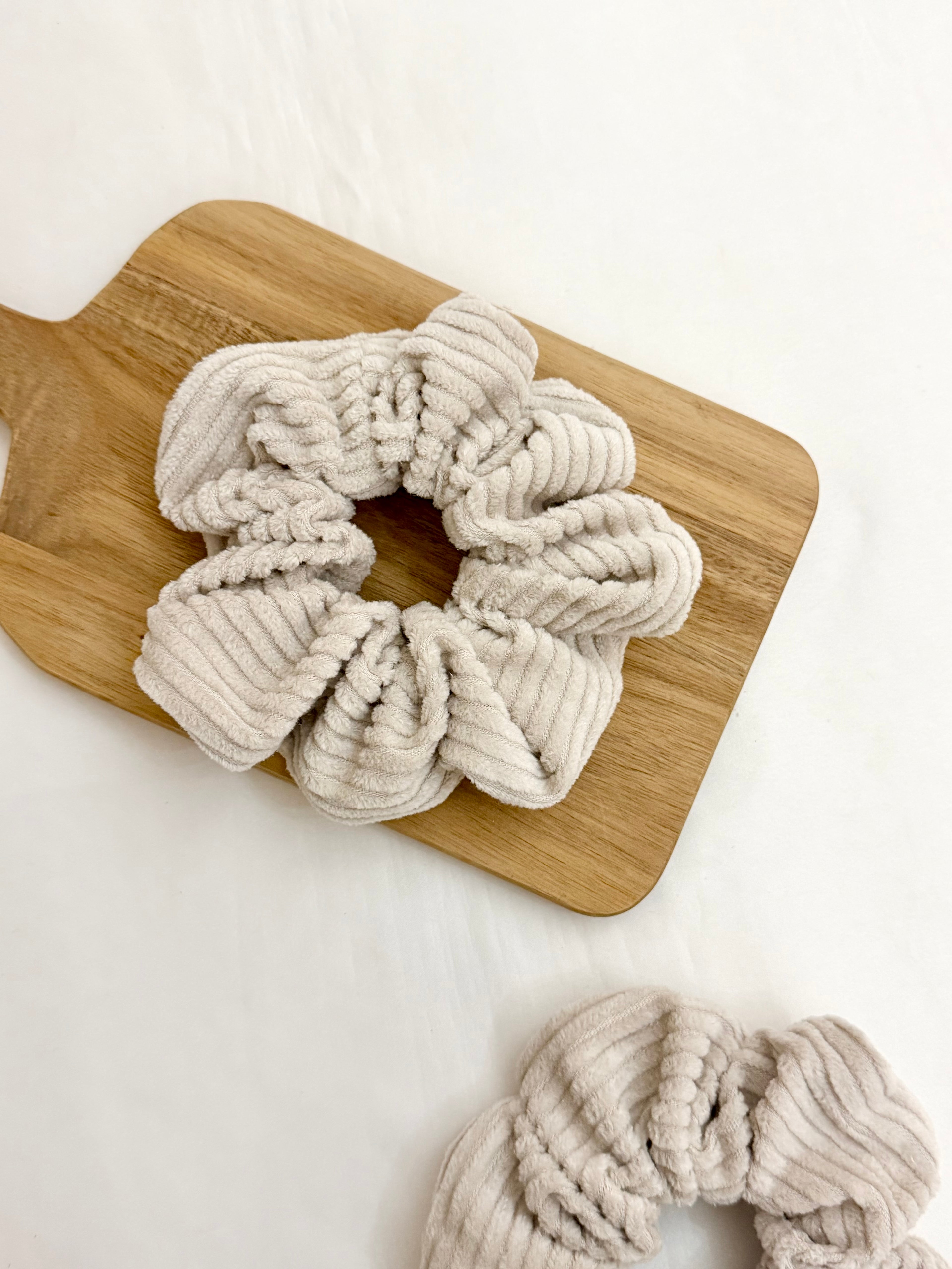 Soft Dune Corduroy Scrunchie