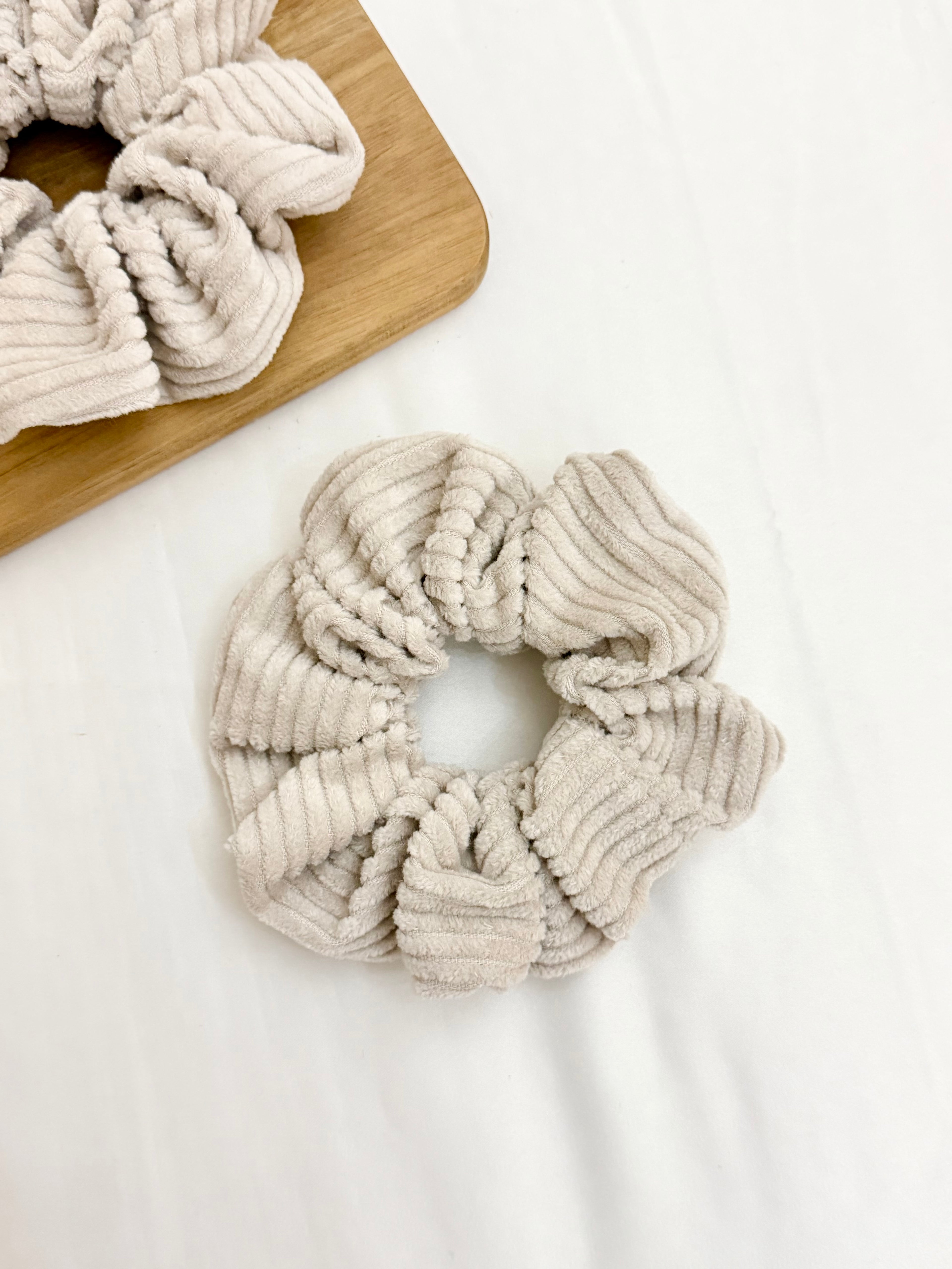 Soft Dune Corduroy Scrunchie