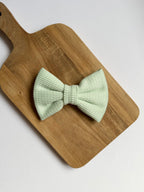 Pistachio Dog Bow