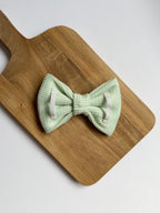 Pistachio Dog Bow