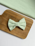Pistachio Dog Bow
