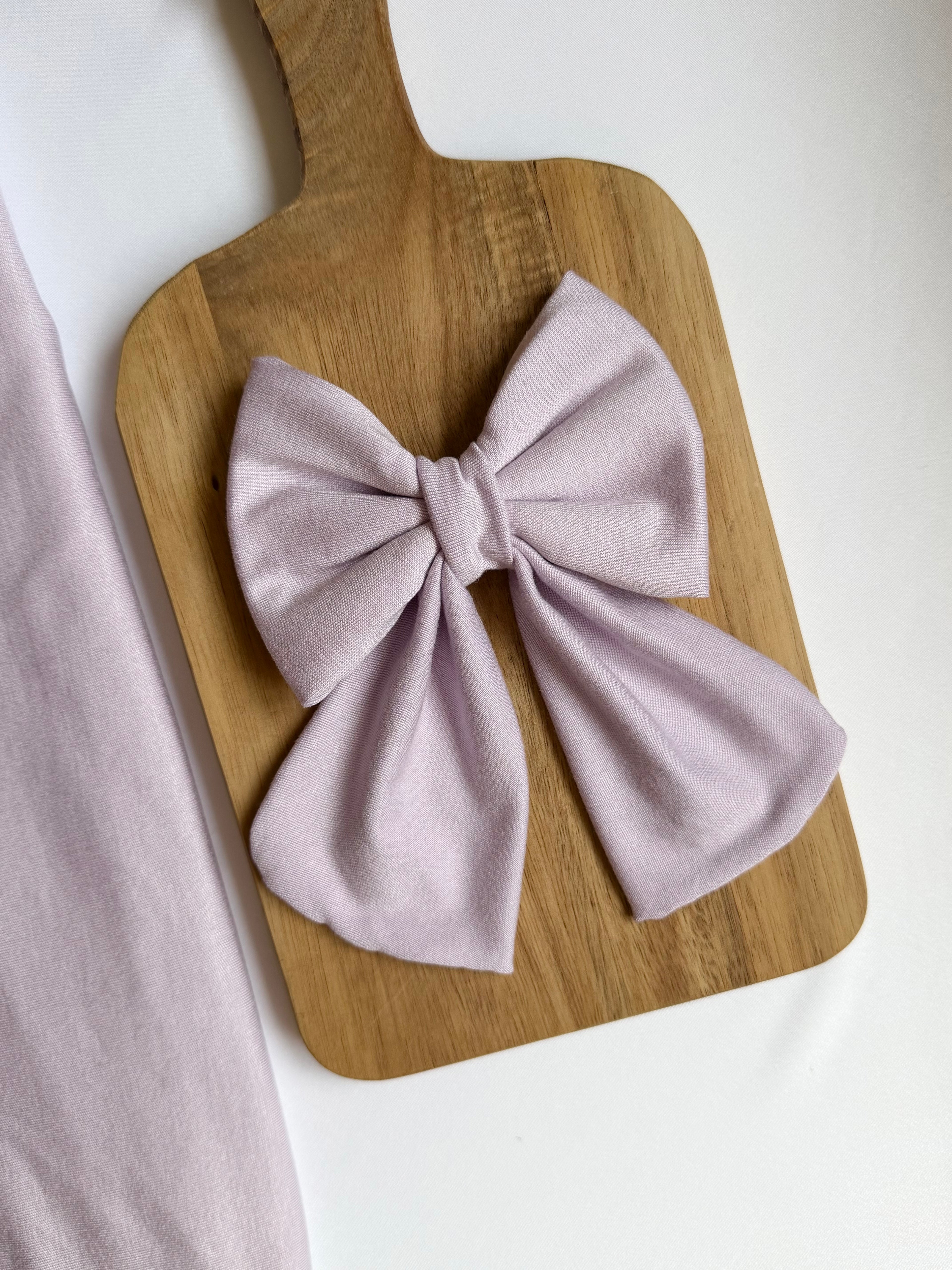 Lavender Haze Sailor Dog Bow