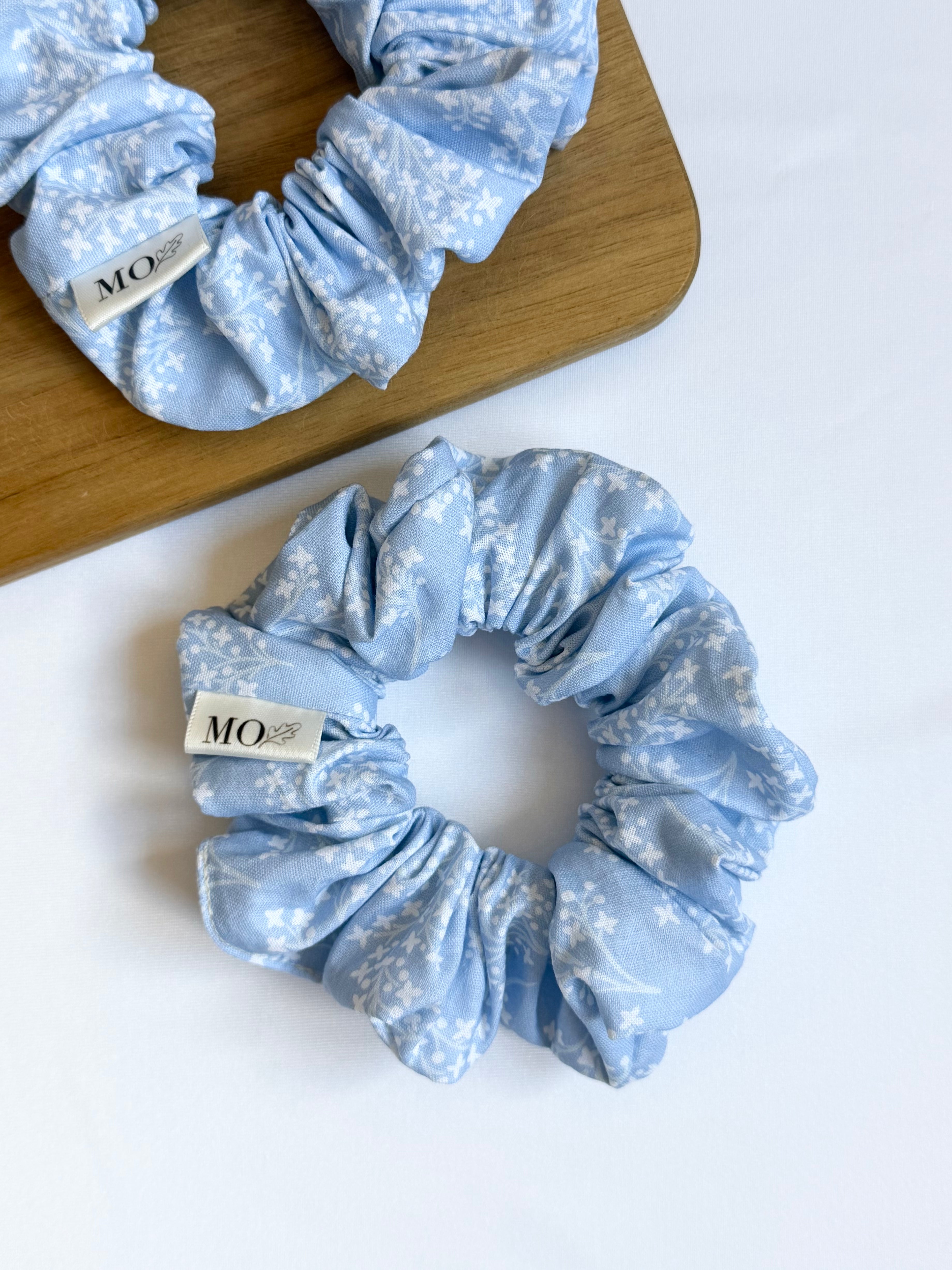 Forget-me-not Scrunchie