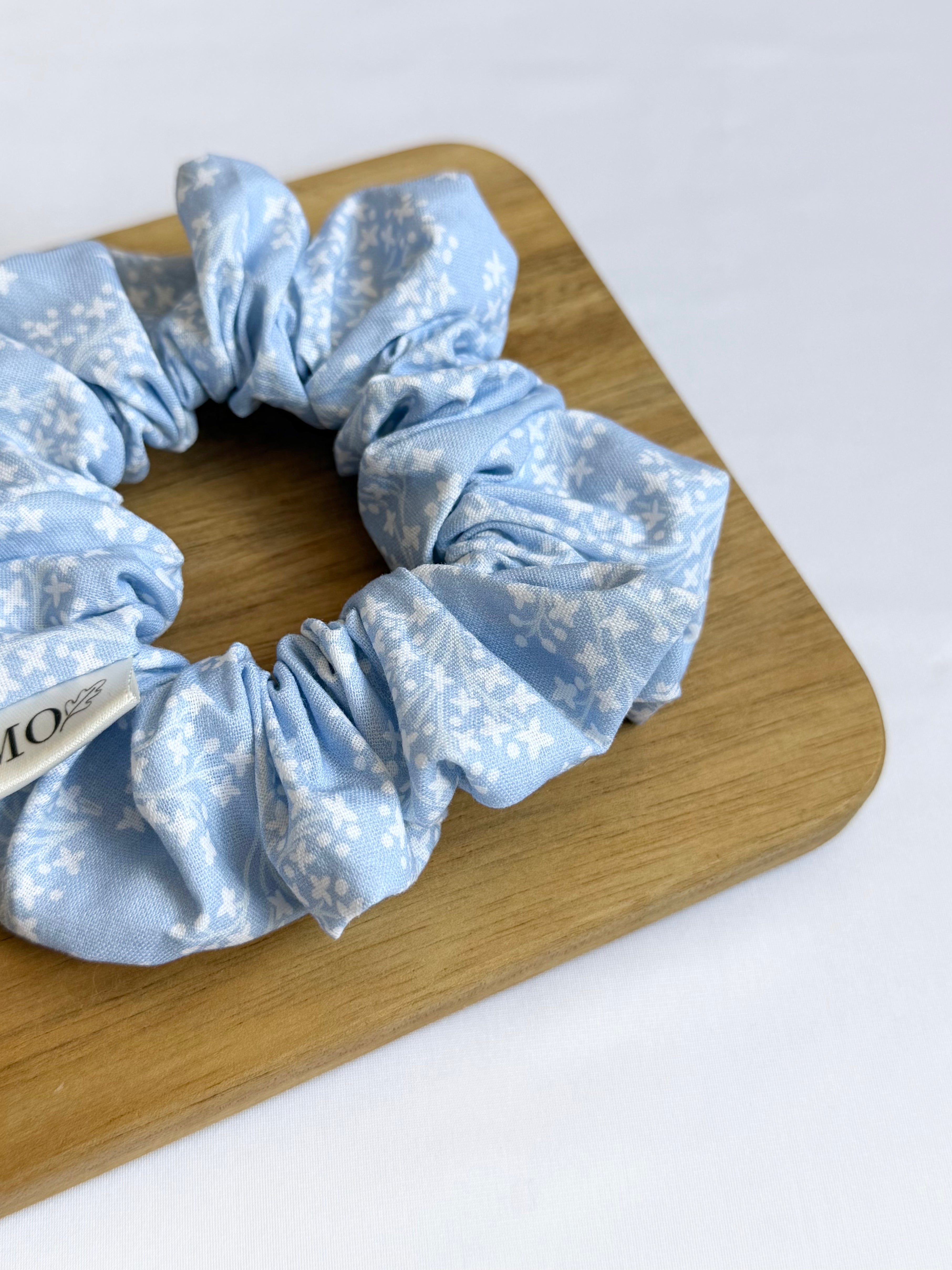 Forget-me-not Scrunchie