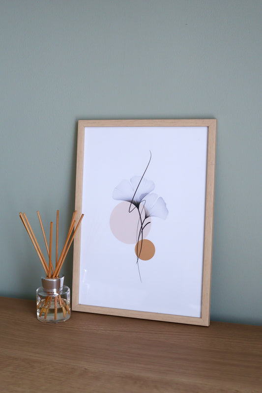 X-Ray Ginkgo Leaves | Art Print