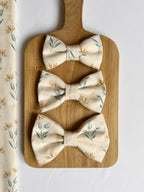 Golden Wildflower Dog Bow